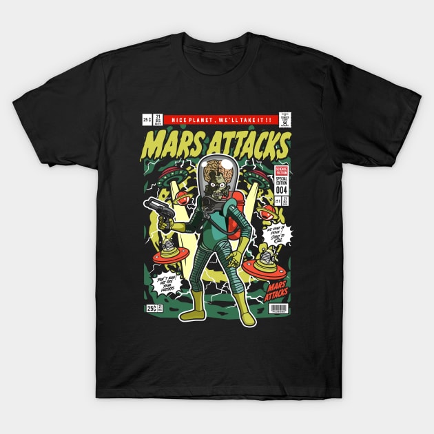 Mars Attacks T-Shirt by OniSide